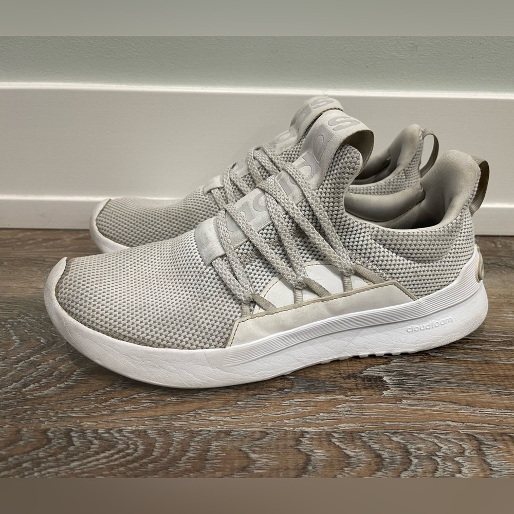 Adidas White and Gray Sneakers Mens Size 8